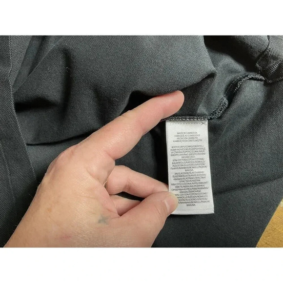 Ralph Lauren Zip Polo Short Sleeve Classic Fit Shirt Black Stretch Mesh Size L - Picture 6 of 7